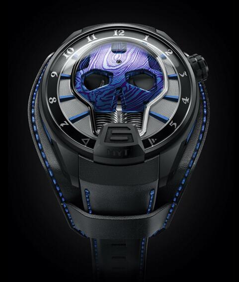 Luxury Replica HYT skull AXL ROSE 151-DL-47-NF-BV watch Luxury Replica HYT skull AXL ROSE 151-DL-47-NF-BV watch